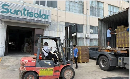Two Containers Of Solar Street Lights And Pole Shipped To Pangasinan, Philipp...