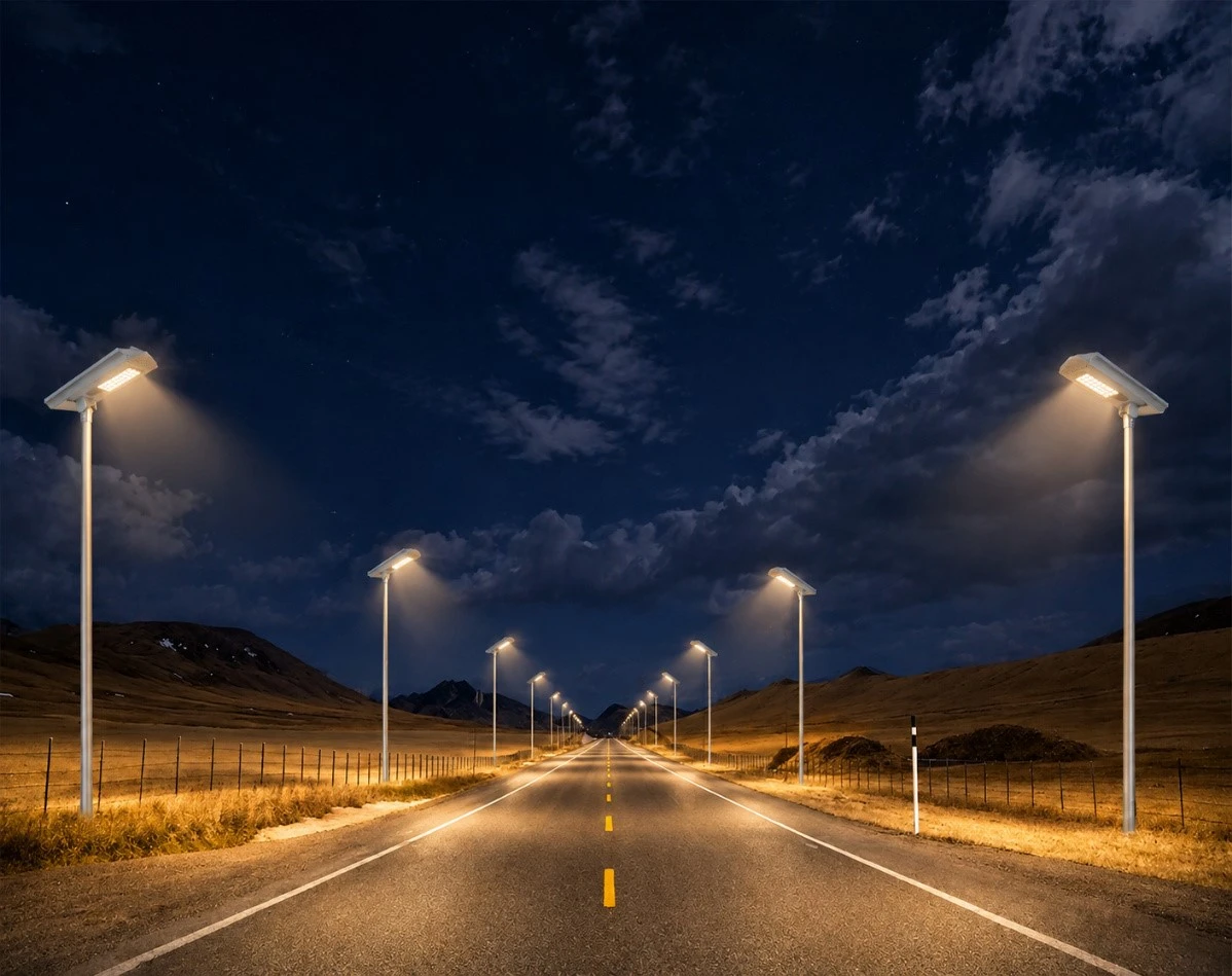 Nighttime Solar Street Lights for Highway Road Lighting Nighttime Solar Street Lights for Highway Road Lighting