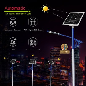 Automatic Sun Tracking Solar Street light